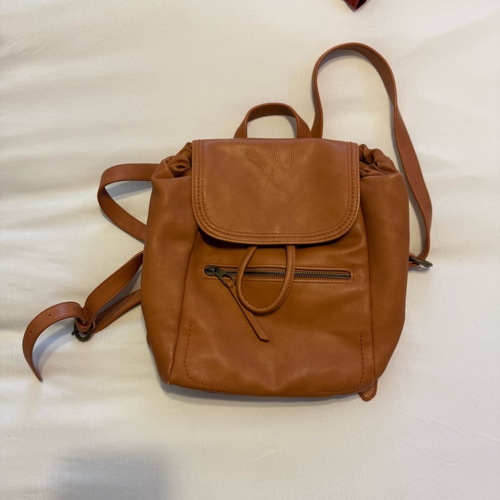 Universal Threads - Tan Leather Backpack - OS